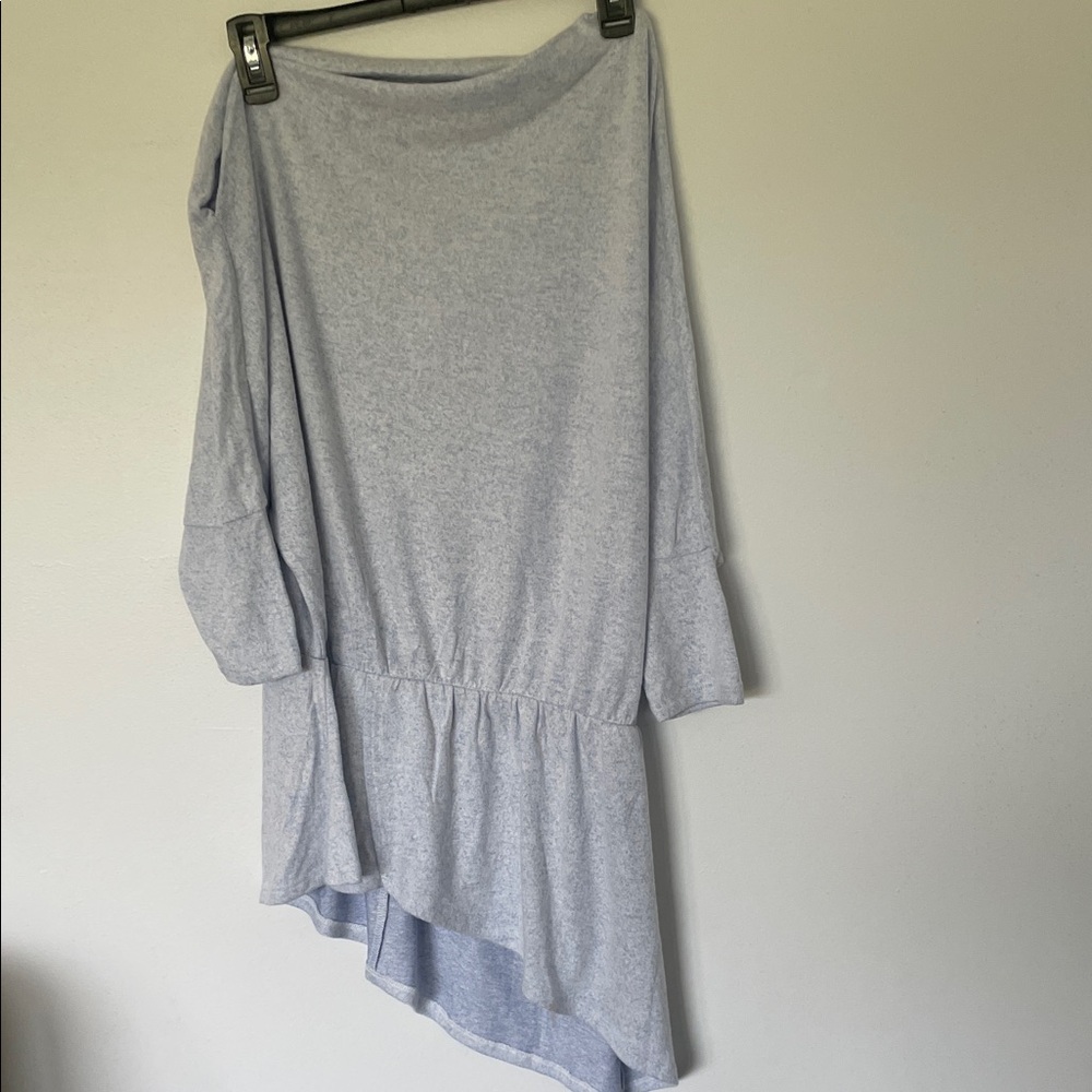 Boston Proper One-shoulder Light Blue Top. NWOT